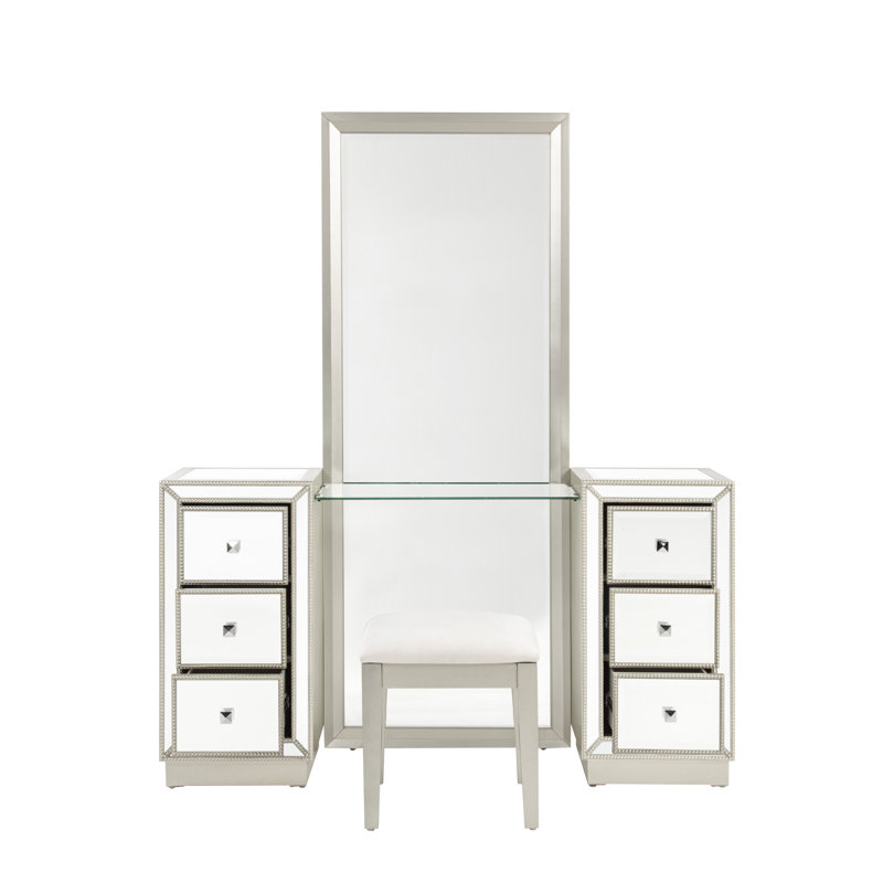 Ensemble de meuble-lavabo avec miroir Fonzo