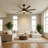 56" Outdoor Ceiling Fan With 7 Blades, Quiet Dc Motor, Dimmable 3 Color Led Light, Remote Control, And Multiple Downrods For Patio & Indoor Use-1827491610-1838362107