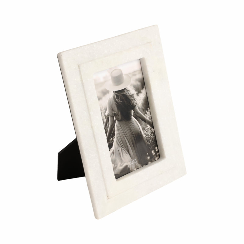 Genuine Marble Single Picture Frame, 7" W x 9" H