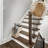 Stair Basket w/ Handles for Staircases - Whitewash - Woven Bin for Steps-1586670149