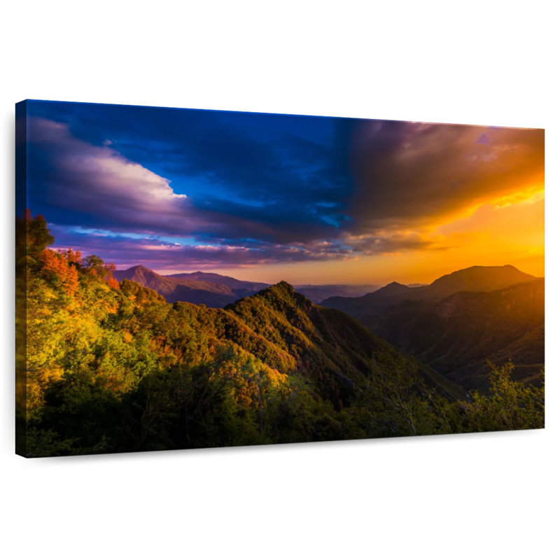 Alvord Sunset At Sequoia National Park, 20" H x 30" W