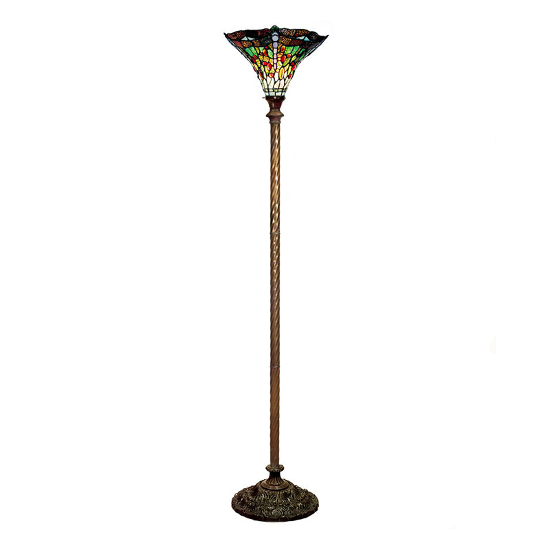 Ziemer 72'' Bronze Torchiere Floor Lamp