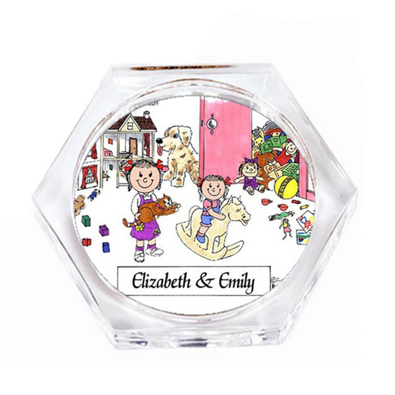 Ensemble de 4 sous-verres personnalisés, Oui