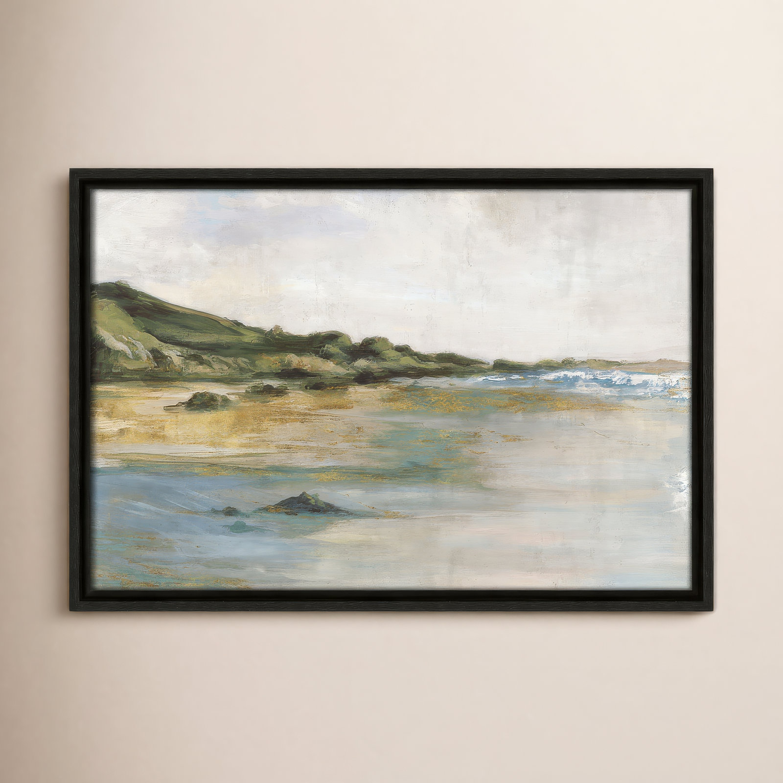 Cordoba "Tide's Edge" Print, Espresso, 13.5" H x 19.5" W