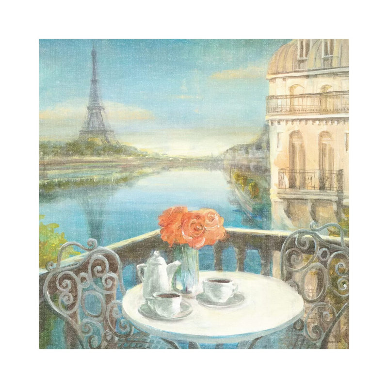 Morning On The Seine by Danhui Nai - Print on Canvas, Wrapped Canvas, 45.72 cm H x 45.72 cm W x 1.91 cm D