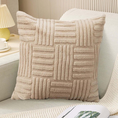 Solid Color Velvet Pleated Pillowcase  Velvet Sofa Cushion  Headboard Pillow  Office Lumbar Support  Waist Protection