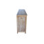 Armoire d'appoint 60 po en bois avec 4 portes, brun et blanc pour la chambre à coucher