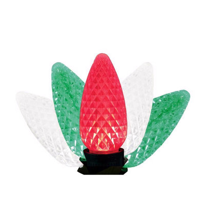  Guirlande de lumières de Noël multicolores 25 pi.