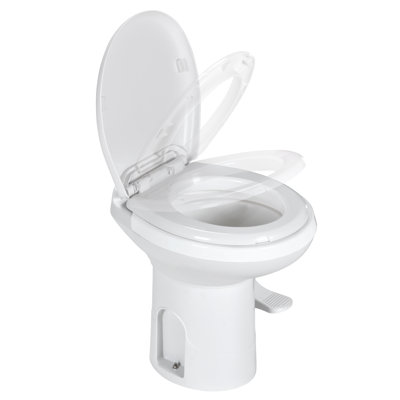 YITAHOME 3 Gallons GPF Round Chair Height Floor Mounted One-Piece Toilet (Seat Included)
