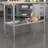 Galvanized Steel Adjustable Add-On Work Table Restaurant Shelf for Work Tables-807348777