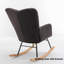 Chaise berçante capitonnée Kenlie-609337507