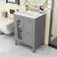 Meuble-lavabo 24 po avec lavabo, deux tiroirs et tablette réglable-2063407582