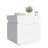 Emmakay Nightstand with Wireless Charging Station, LED Light and 2 Drawers-228695403