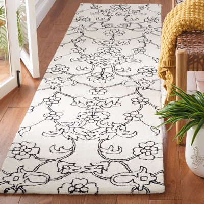 Fifth Avenue Hand Tufted New Zealand Wool Floral Rug