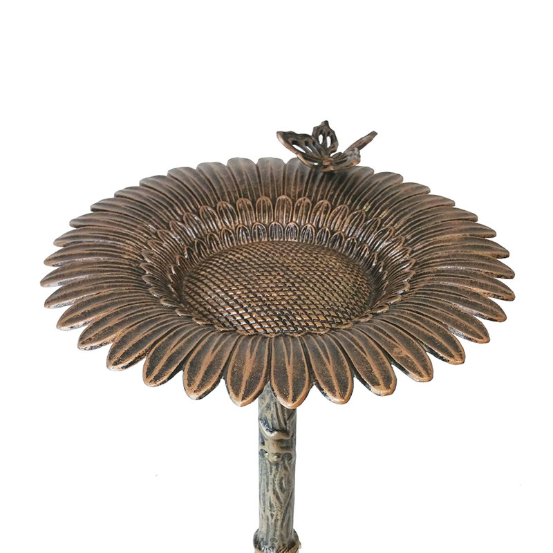 Bain d'oiseaux Wensley, Bronze Antique