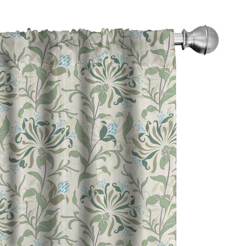 Semi-Sheer Rod Pocket Curtain Panel, 28" x 63"