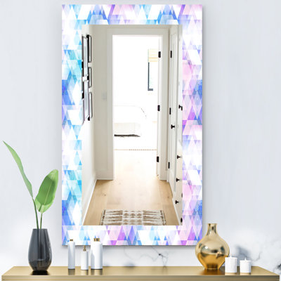 Miroir de salle de bain/meuble-lavabo à colourfields 10 moderne triangulaire