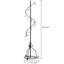 Metal Freestanding 14 - Hook Coat Rack