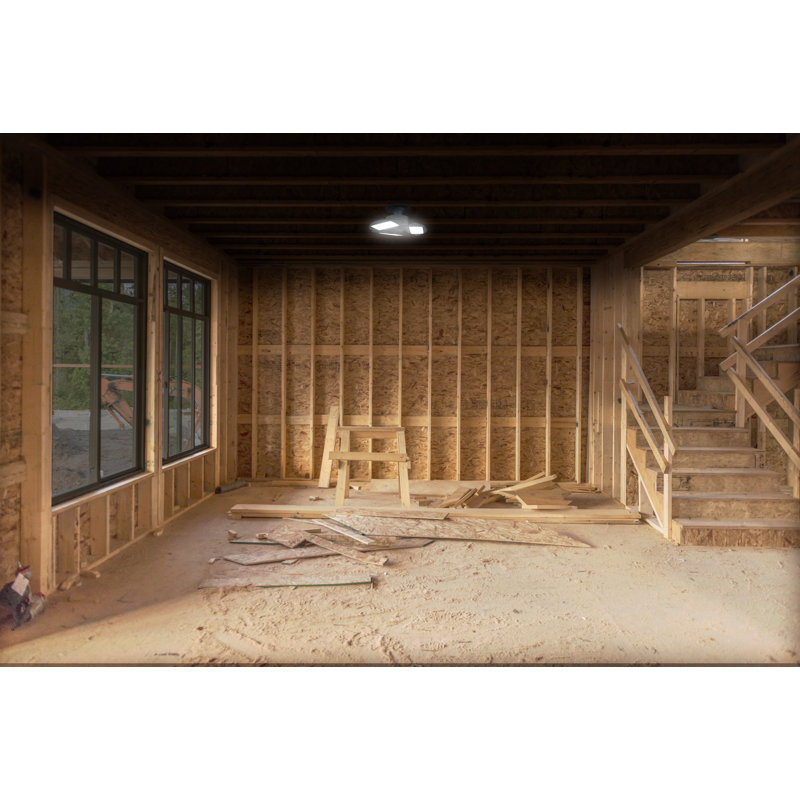 Luminus 400 Watt Eq. Integrated LED Triple Head Multipurpose Flood Light 4000K Cool White