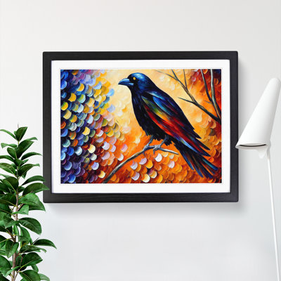 Crow Bird Vol.5 Abstract - Single Picture Frame Print