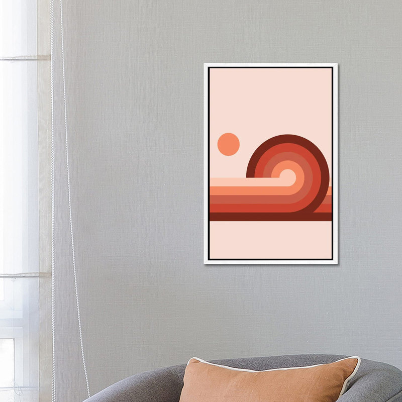 Print on Canvas, 66.04 cm H x 45.72 cm W, White Framed