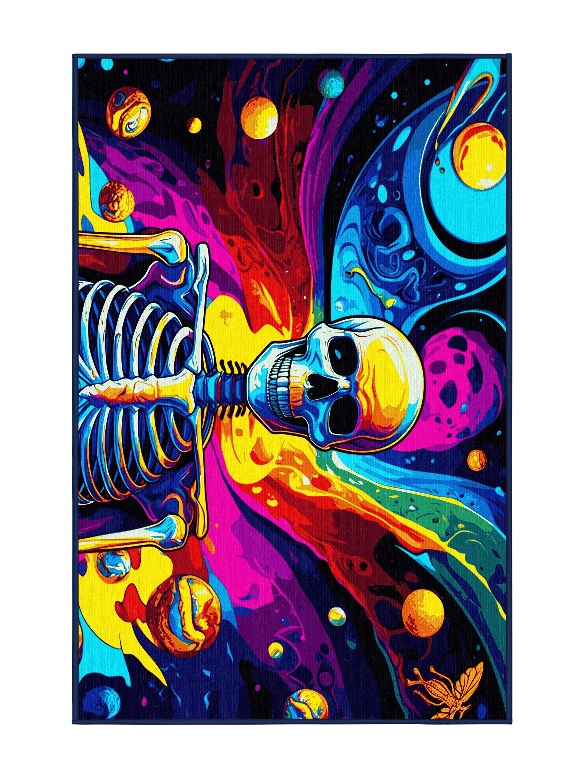 Trinx Surreal Swirl Rug | Wayfair