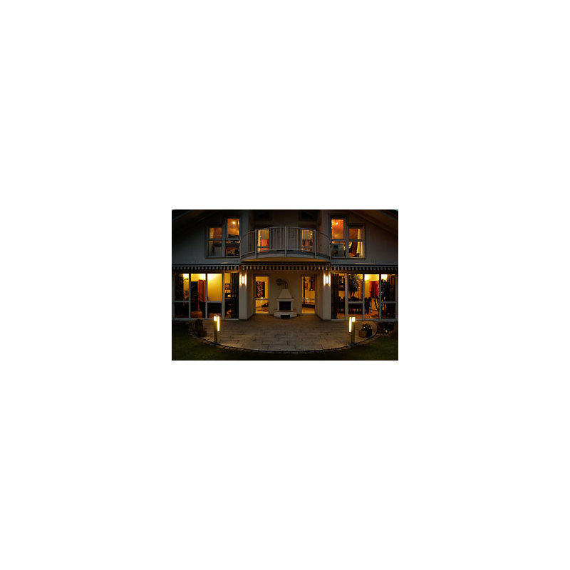 Aqua Light 2 Light Wall Sconce, Motion Sensor