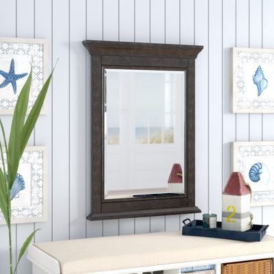 Nardi Wood Flat Wall Mirror