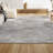 Rysler High-Low Geometric Arch Scandi Striped Gray/Cream Indoor/Outdoor Rug-830739220