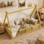 Lit plateforme simple en bois massif pour enfants-79263873
