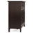 Artisan 60"W Solid Wood 4-Door Sideboard Buffet with Tempered Glass Doors and 2 Drawers-1200148776
