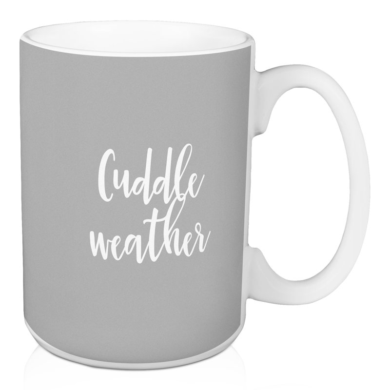 Grande tasse à café cuddle weather Hampson, Gris