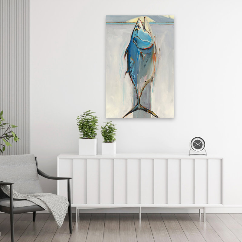Bonita - animaux, art de poisson, H 36 po x l 24 po