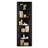 6 Tier Corner Shelf With Adjustable Shelf, 68" Tall Corner Bookshelf Bookcase, Freestanding Corner Display Storage Shelf For Living Room, Office, Kitchen, Bath Room,small Space, Black-851256651