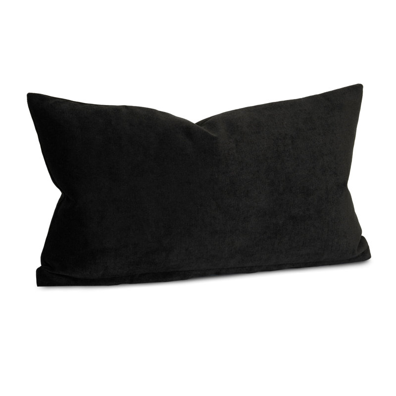 Wein Throw Pillow Cover & Insert, Coffee Bean, Rectangle 12"H x 21"W, Feather
