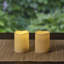 Set of 2 Waterproof LED Pillars, 3x4, White