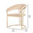 Keyleigh Velvet Upholstered Arm Chair-909631629