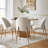 Upholstered Dining Chair with Metal Legs-624426183