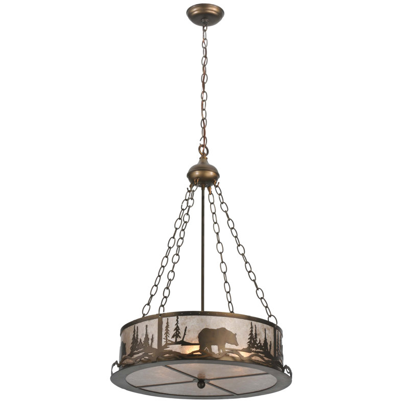 Rustic Lodge 4 - Light Chandelier
