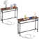 Ramsdell console Table Set with Built-in Outlets