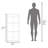 Gakona Bookcase, 3 shelves, Living Room-670415680