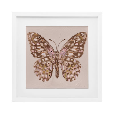 «Butterfly Wings», reproduction encadrée sous verre neutre, design par Anna Lischenko