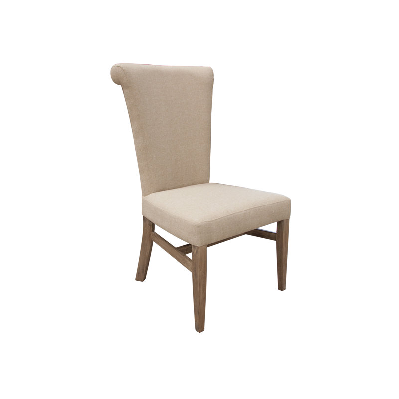 Chaise rembourrée avec poignée Lina