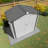  Metal Storage Shed,Tool Shed with Peaked Roof Waterproof with Clear Window and Lockable Door Compact Tool Shed for Garden, Backyard,Patio,Sundries and Bike Storage,-121386833-121386832