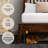 Kaylin Solid Wood Bed Frame with Headboard-73296057-73296056