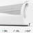 Vornado Transom 7.16 in. H 4 speed Electronically Reversible Window Fan Remote Control-69488110