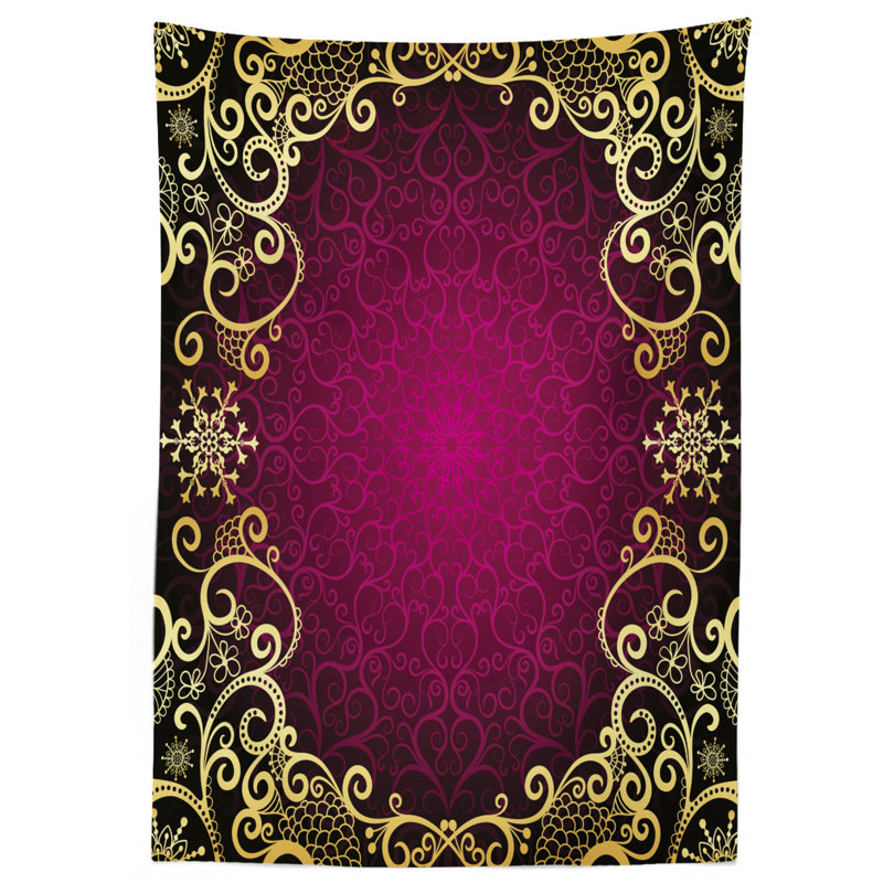 Floral Tablecloth, 90" L x 60" W