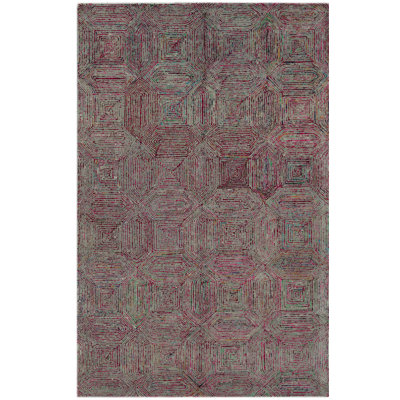 Choco Abstract Wool Hand Woven Area Rug