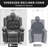 Wide Recliner Chair for Living Room, Rocking Nursery Glider with Cup Holder & Side Pockets-1334964906