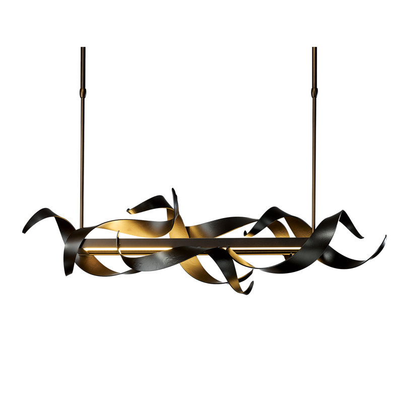 Folio 1 - Light LED Kitchen Island Pendant, Dark Smoke